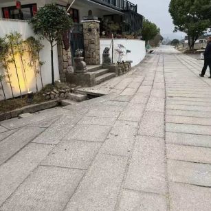 西藏仿古石铺装效果