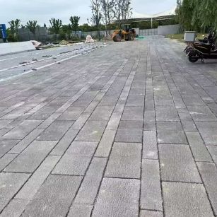 西藏仿古石铺装效果