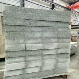 西藏 芝麻白10公分300*600广场地铺，A料定制，尺寸标准，厚薄均匀