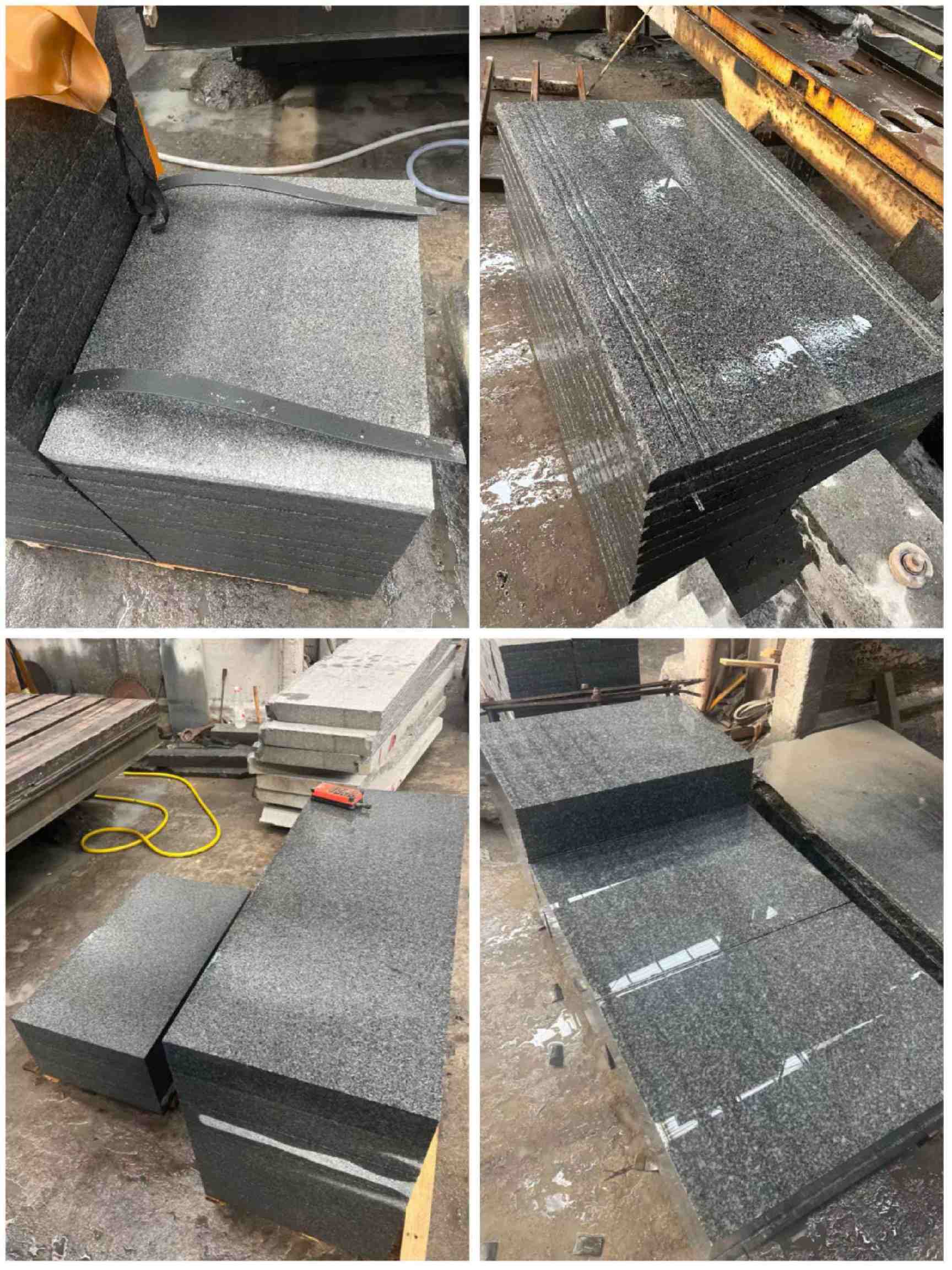 西藏 芝麻黑地铺石材