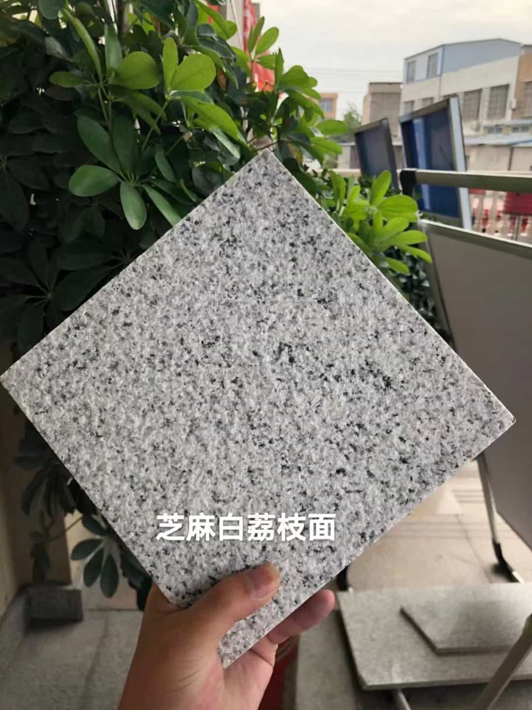 西藏 芝麻白荔枝面干挂