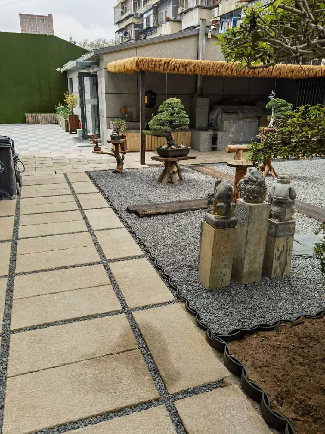 西藏仿古石铺装效果