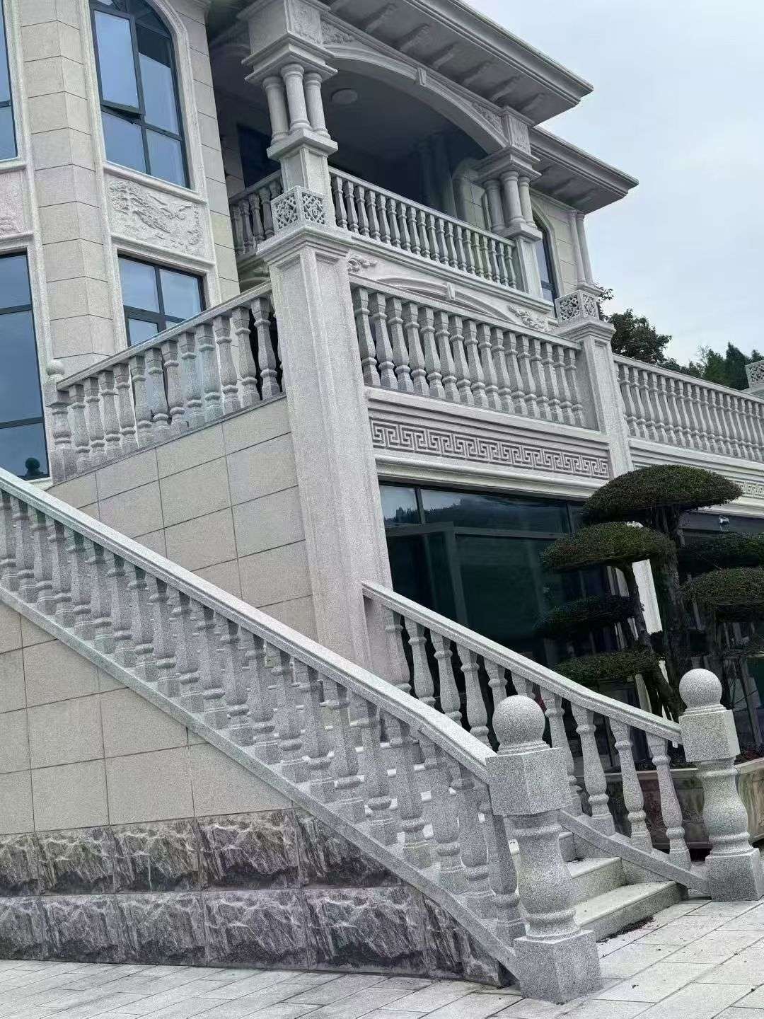 西藏 芝麻白别墅，栏杆