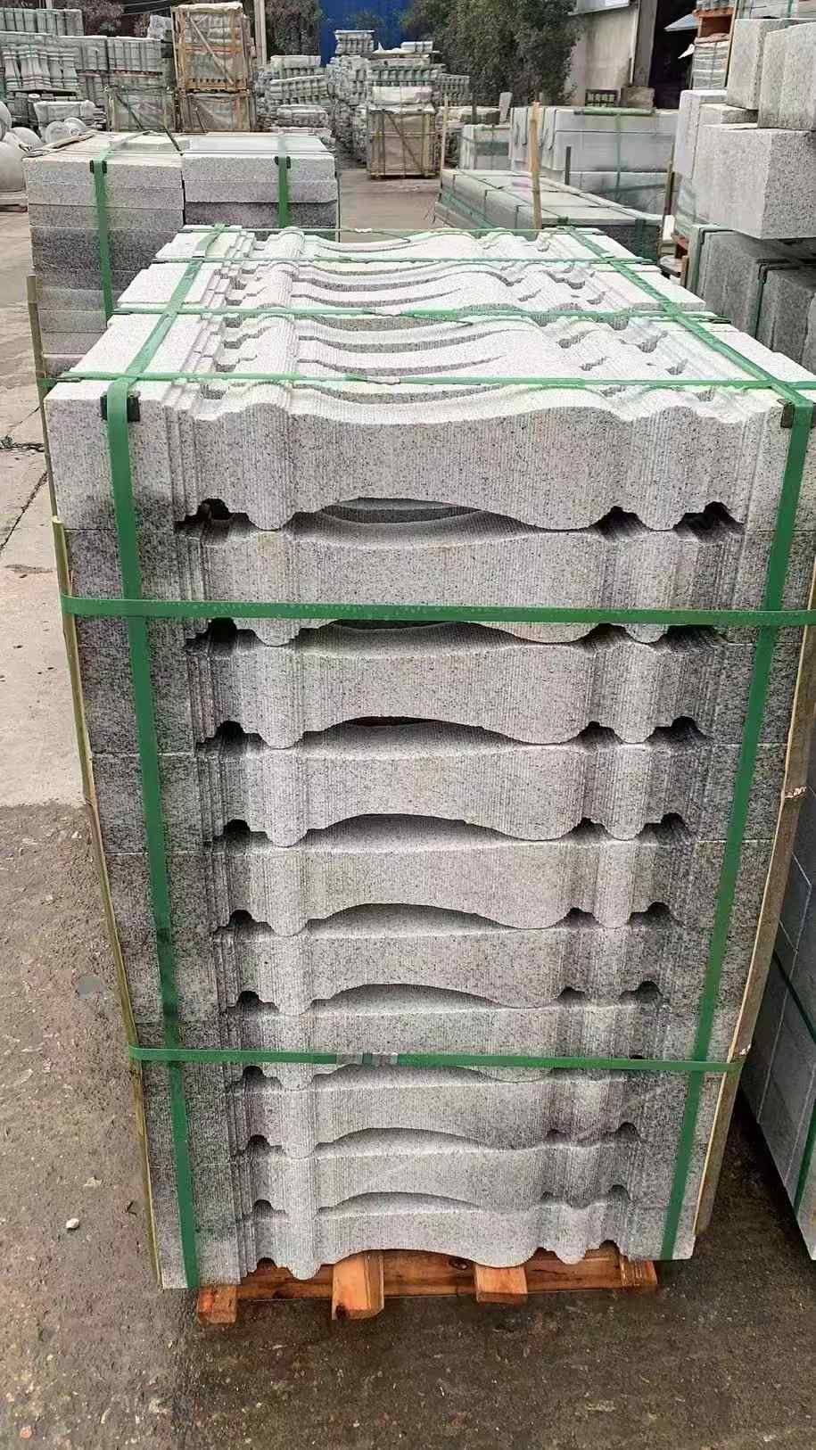 西藏 芝麻白方形拉丝面，栏杆花瓶柱