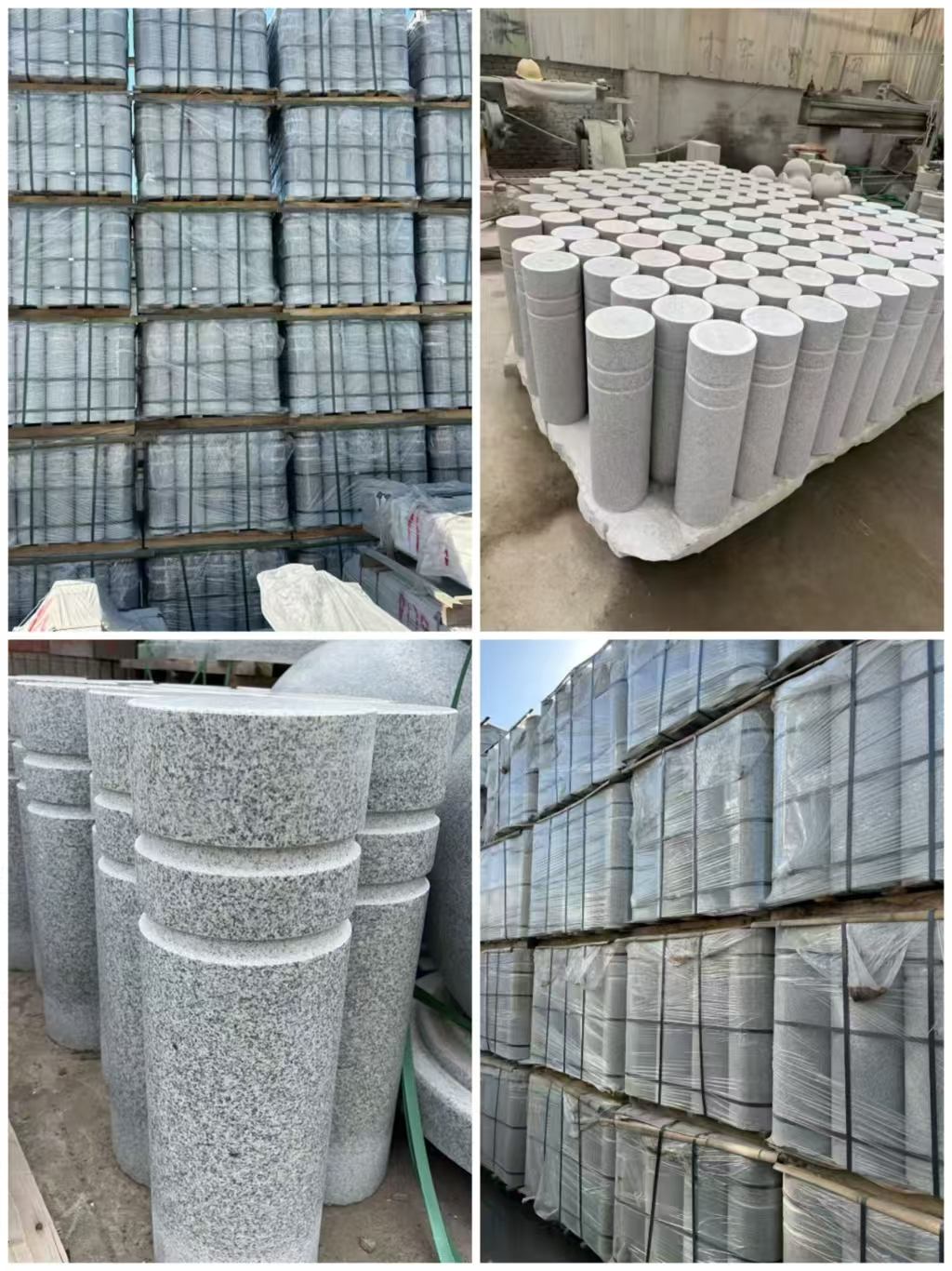 西藏 芝麻白花岗岩挡车柱、隔离柱多少钱